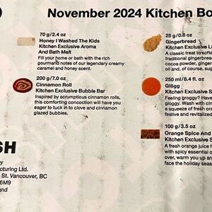 Lush 2024 Bath Kitchen Subscription Box 5 Full Size Items Unopened Fresh